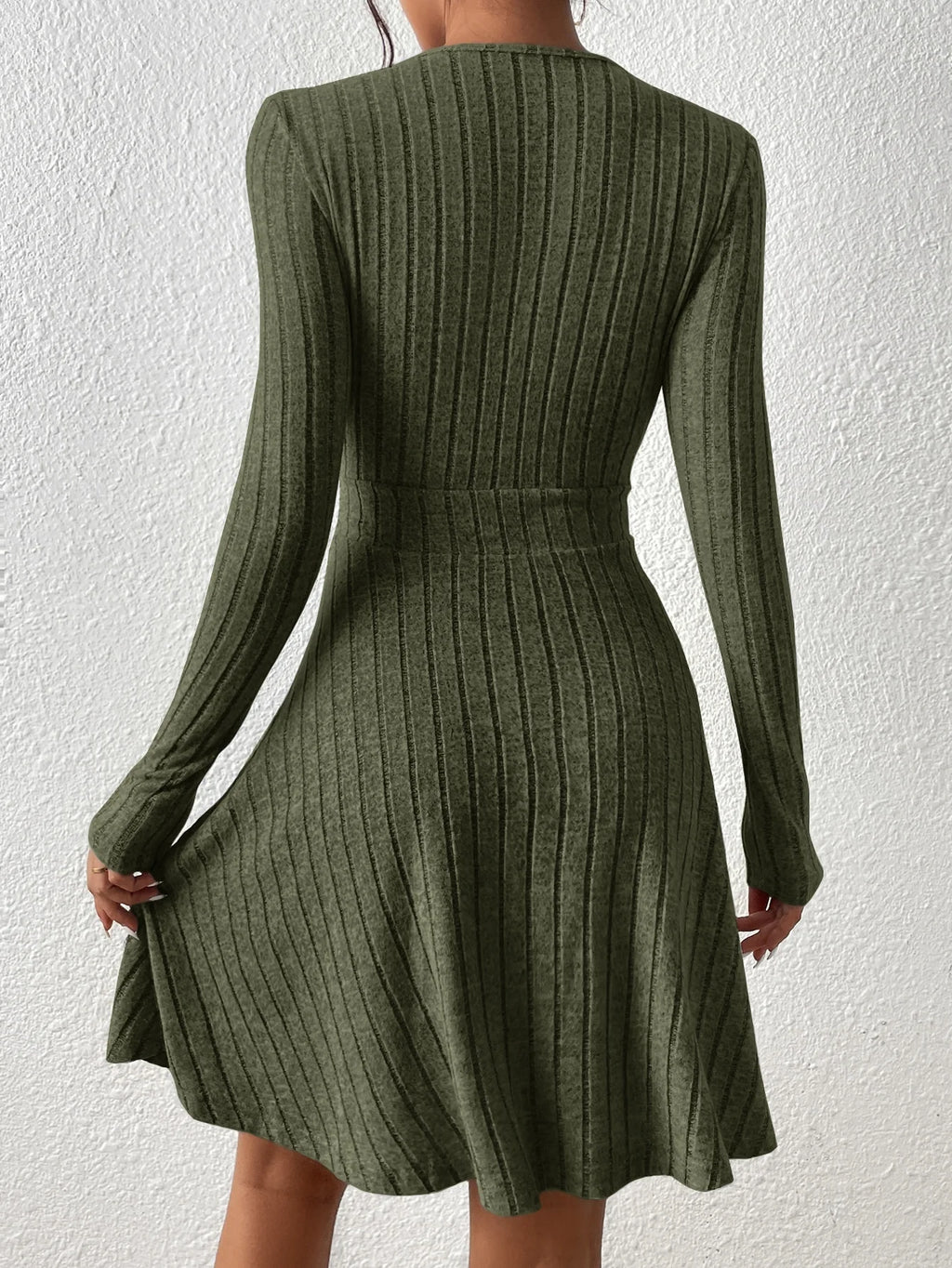 V-Neck Long Sleeve Knit