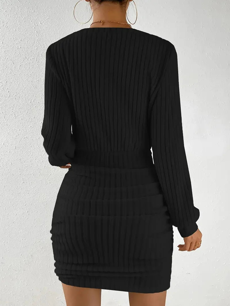 Fall Winter Ribbed Knit
