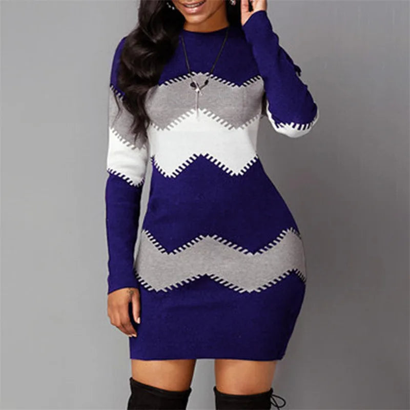 Elegant Patchwork Long Sleeve